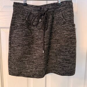 LOFT Charcoal Tweed Mini Skirt - Size XXS